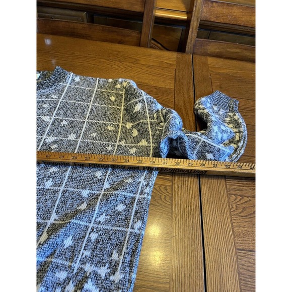 Angels Flight Men's Vintage Acrylic Stripe Sleeve Pullover Sweater Sz 1X Big XL - Picture 8 of 11